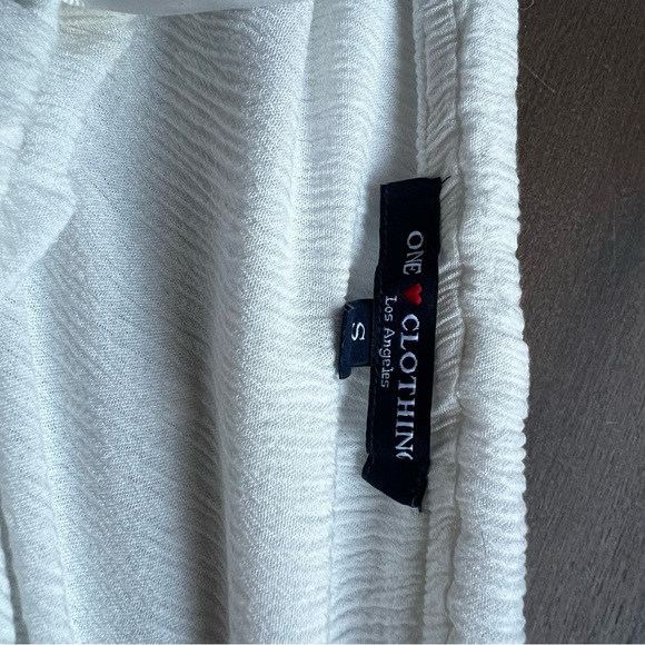 White Ruffled Women's Top - Picture 3 of 4